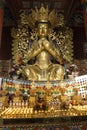 Ã¤Â¼Å Ã¥â¦â¹Ã¥ÂÂ¬ Buddha gold prayer inside, Beautiful decorated Lamesery, Dazhou Hohhot day